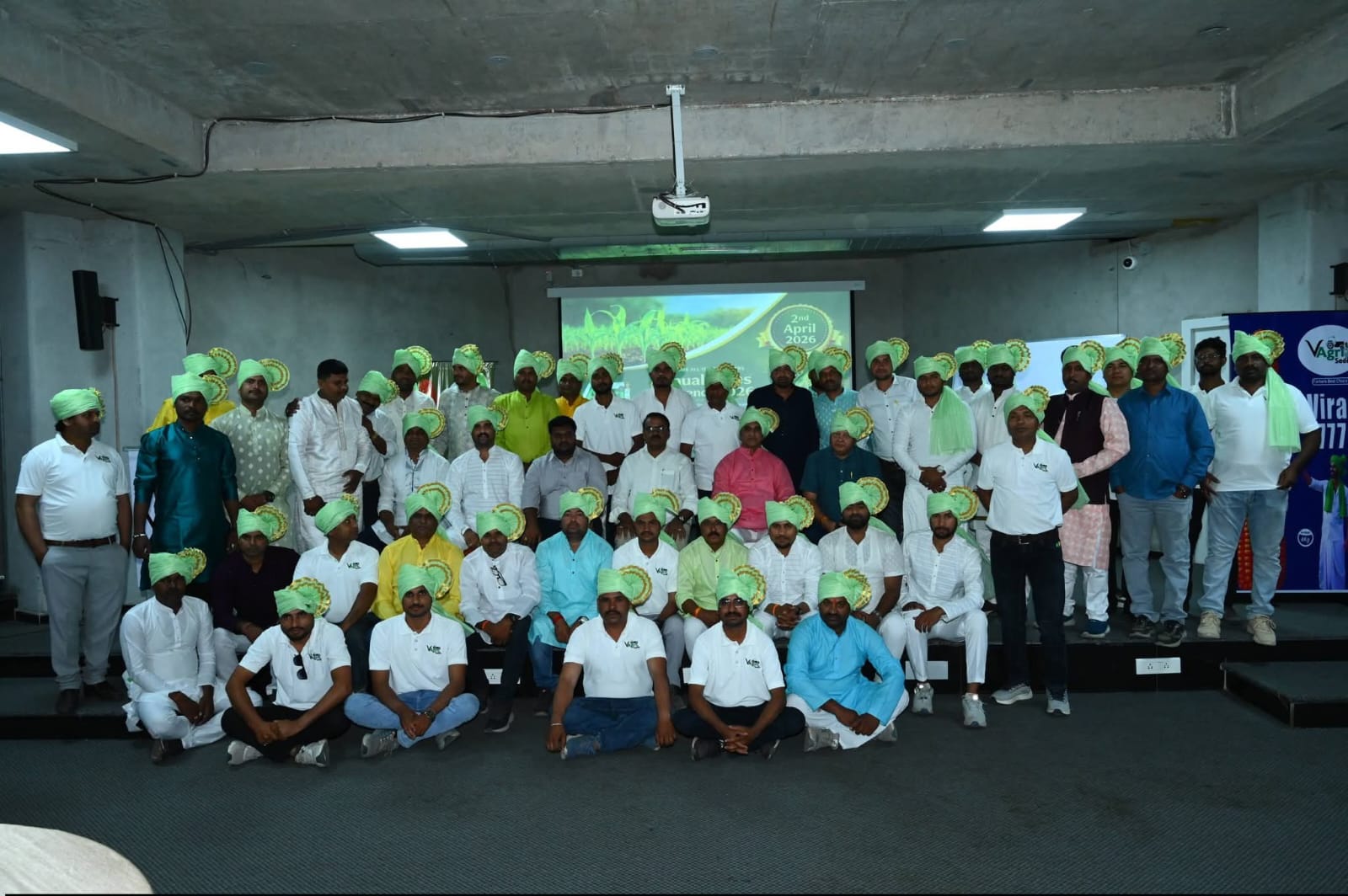 Annual conference group photo — 2nd April 2026, Vasudha Agri Biotech